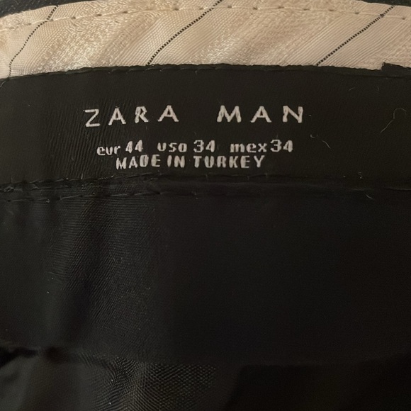 Men’s Zara blue wool suit - Picture 3 of 3